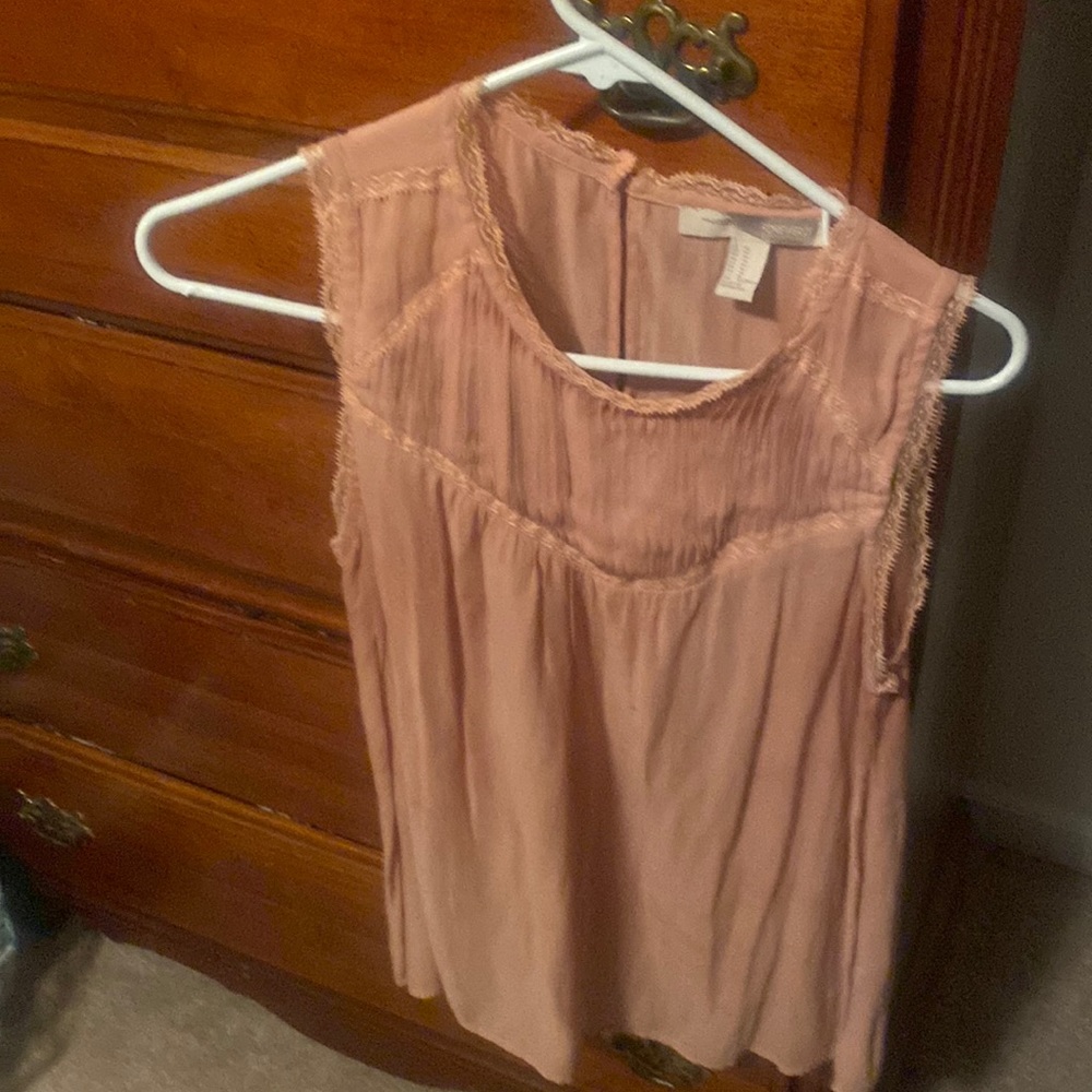 Orange blouse